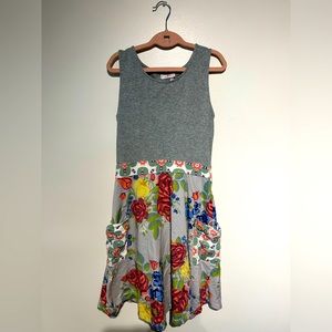 Matilda Jane Grey & Floral Dress Girls size 14